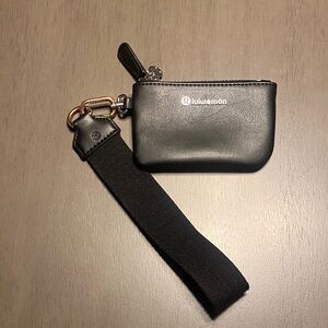 Lululemon Athletica Black Pouch with Strap